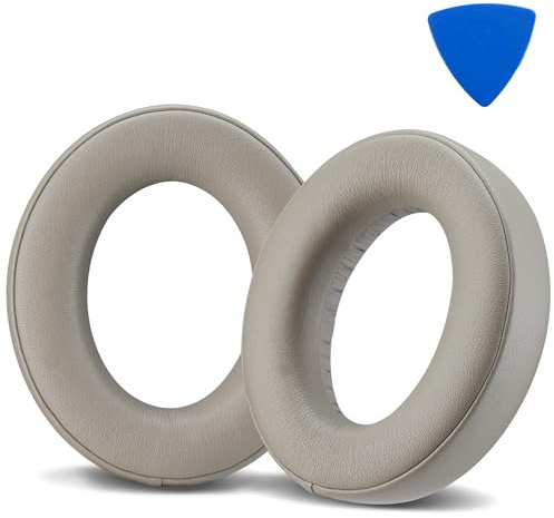 AHG Accessory House Global Premium Bathys öronkuddar kompatibla med Focal Bathys (Dune) hörlurar. Premium PU-läder | elastiskt skum med hög densitet | Revive Noise Cancelling +
