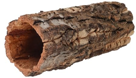 SHINEOFI Escondite de Reptiles Refugio Natural para Lagartos Serpientes y Tortugas para Terrarios de Geckos y Camaleones Material de Resistente
