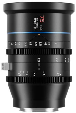 SIRUI 75mm Jupiter Macro T2.8 Full-Frame Cine Prime Lens, for PL-Mount Cameras, Compatible with ALEXA Mini LF, ALEXA Mini, ALEXA LF, Professional PL-mount Lens