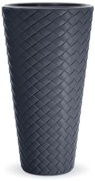 LEM Select Pot de Fleurs Matuba Slim Anthracite 57L