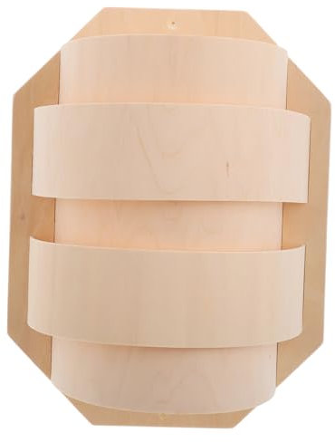 TOGEVAL Pantalla De Madera Delgada Para Lámpara De Sauna, Cubierta Decorativa Resistente, Carcasa Práctica Para Accesorios De Sala De Vapor, Adecuado Para Ambiente Relajante