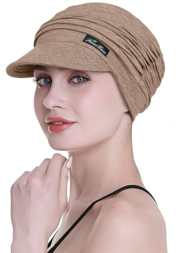 FocusCare Soft Chemo Scarves for Women, Bamboo Baseball Cap, Turban for Hair Loss