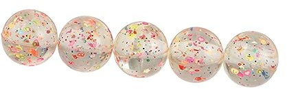 TOBBOMEY Balle Rebondissante en Caoutchouc Transparente 45 Mm Garçon Et Filles Jouet Cognitif Éducatif pour Fêtes Loisirs Lot De 5 Pièces