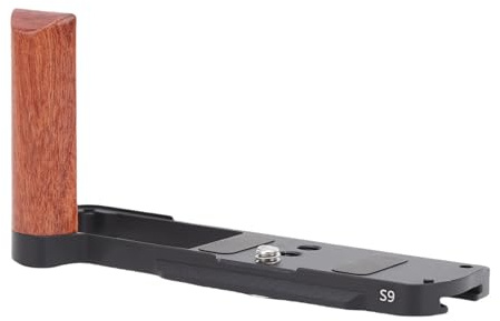 Lazmin112 Posta di Forma a Forma di L Portatile per S9 Camera a Prova di Scratch Bottom Compact Grip per Avventure Cinematografiche in Viaggio (Black)