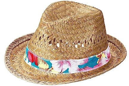 Widmann 14231 – stråhatt strand pojkar, Sunnyboy, fest, galleria, hatt, huvudbonad, tillbehör, temafest, karneval