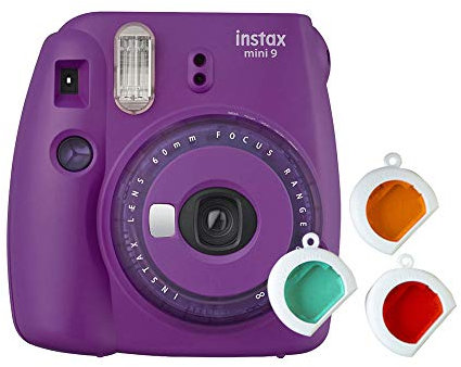 instax mini 9 Clear Camera, Purple