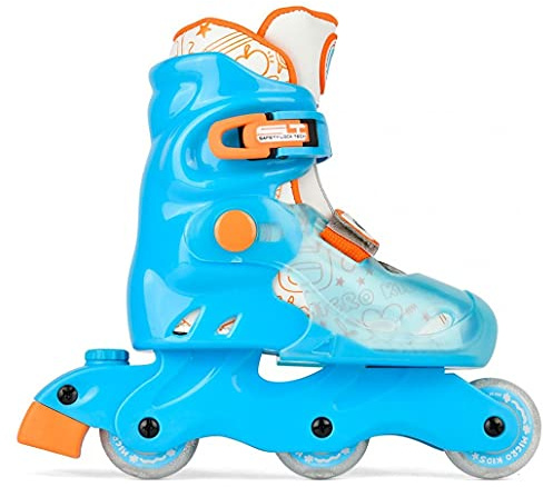 Micro Mobility Future Blue Kinder Rollerskates aus Polypropylen in der Farbe Blau-Orange, Größe: 27-30, MIS0004