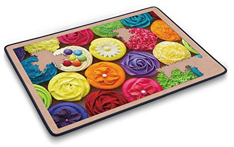 Jigsaw Puzzle Board Tapis de Puzzle Portable, Stockage et Transport de Puzzles Jusqu'à 1000 pièces, Surface en Flanelle Antidérapante, 29 x 19