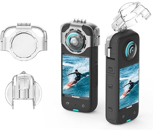 BeisDirect Protezione dell'obiettivo per Insta360 X3 Anti-fog Lens Protector Sport Camera Lens Cap per Insta 360 X3 Accessori