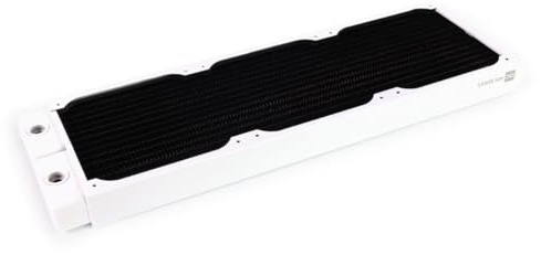 Alphacool HPE-30 - Radiador de cobre completo de 360 mm, color blanco