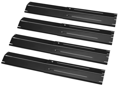 Universal Flammenverteiler für Gasgrill, 29,8 cm bis 53,3 cm Einstellbar Brennerabdeckung für die meisten Gasgrill, Landmann, Enders, Taino, Barbecook, Proficook, Heizplatte Aromaschienen Ersatzteile
