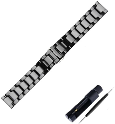 Ersättningsurband keramiskt armband polerat band for kvinnor män Quick-release