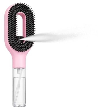 Peigne hydratant pour cheveux avec prise en main confortable - Brosse de coiffure douce pour un usage quotidien et réduction des frisottis - Peigne de voyage