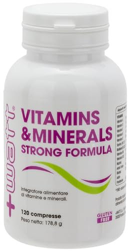 Vitamins & Minerals Strong Formula - Integratore Alimentare di Vitamine a Minerali - Formato: 120 compresse