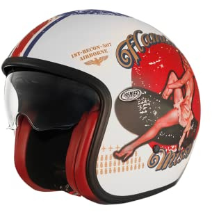 Premier Offener Helm Vintage,PIN UP8 BM,L