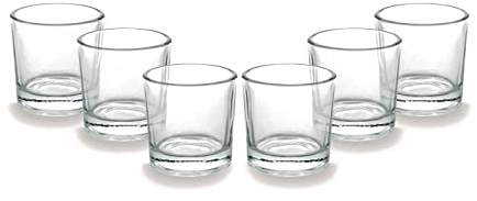 Acan Tradineur - Vaso de chupito modelo CoK - Fabricado en cristal - Ideal para Servir licores, celebraciones, fiestas (Ø 5 x 4,5 cm, 4,8 cl)