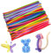 100 Piezas Globos Largos del Látex,Multicolores Globos Globoflexia,Globos de Modelado,Globos Mágicos para Fiestas de Cumpleaños, Bodas, Aniversarios y Celebraciones