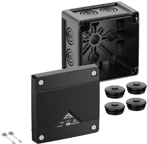 Spelsberg 40400001 Abzweigkasten (L x B x H) 102 x 102 x 70mm Schwarz IP66, IP67, IP69 1St.
