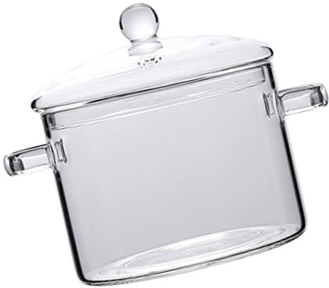 OUNONA Pentola per Stufato Borosilicato con per Verdure e Pasta Uso