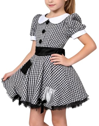 Läskig Kostym För Flickor Utklädningsfest Cosplay Outfit | Läskiga Halloween Kostymer För Barn Spruckna Dockor För Karneval, Fotografering, Scenframträdande, Temaevenemang Och