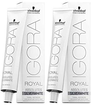 Schwarzkopf 2 er Pack Schwarzkopf Igora Royal Absolutes Silver White Slate Grey 60ml