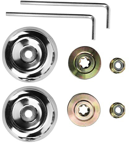 Zerodis Écrou de Collier, 2 Ensembles de Plaque de Cavalier d'artisanat Exquis, Accessoire de Tondeuse à Gazon Longue Durée, pour Tondeuse à Gazon Nivelée