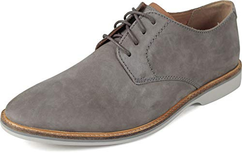 Clarks Herren Atticus Ltlace Oxford, Grau Nubuk, 40 EU