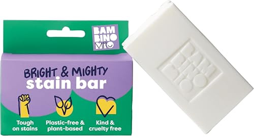 Bambino Mio Bright & Mighty Stain Bar, 180g - Effective Stain Remover Soap Bar
