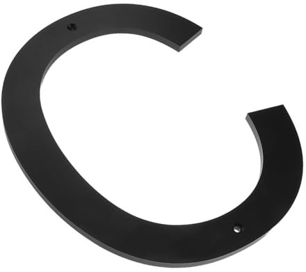 CIYODO Digital House Black Outdoor Mailbox Letters for Outside Letters for Address Use for Apartment Door Enhances Visibility for Modern House Numbers