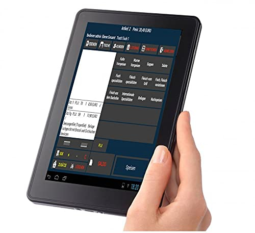 10 Kassenterminal für Einzelhandel, Kiosk, Imbiss, Cafe, Laden, Zeitungskiosk/DSFinV-K, TSE-Konform