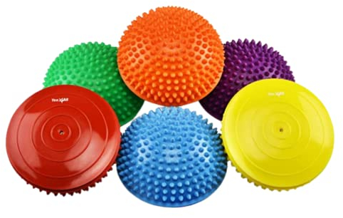 Yes4All ZS2H 3 Shapes Hedgehog Balance Pods And Balance Disc, Rocky And Geometric Stability (Multiple Colors)