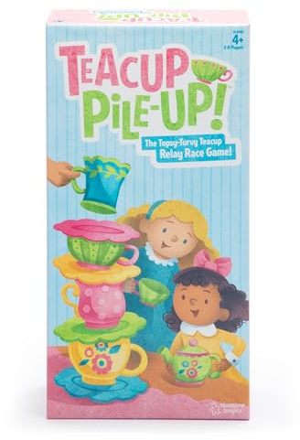 Learning Resources Jeu d’empilage de Tasses, Jeu d’empilage préscolaire, développe la motricité Fine, à partir de 4 Ans