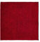 Decomira Badematte rutschfest | Als Badteppich Set kombinierbar | Badezimmer-Teppich Bad-Vorleger waschbar aus Chenille | Duschvorleger für Dusche, Badewannen, WC Vorleger | Rot - 45x45 cm