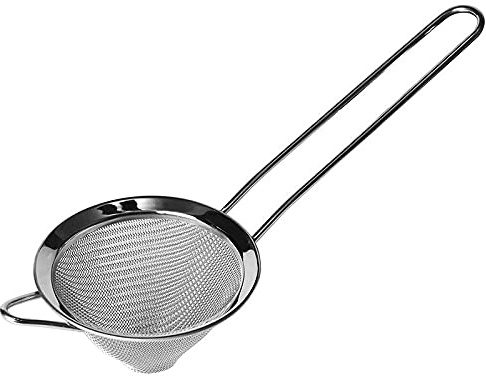 zalati Setaccio conico multiuso in acciaio inox per acqua, tè, caffè, spezie, succhi di frutta, 8,9 cm