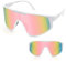 OULIQI TR90 Fahrradbrille Polarisierte Sonnenbrille,Sportbrillen Herren Damen UV400 Sportbrille Schnelle Brille mit Wechselgläser für OutdoorSportarten Fischen Radfahren Laufen