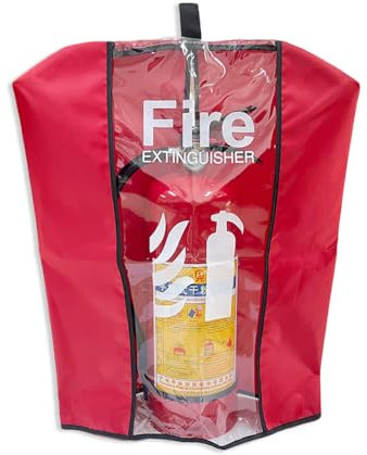 Copertura per estintore, resistente custodia protettiva antincendio da graffi e ammaccature, 43,2 cm x 55,9 cm, 1 pezzo (2,3-5,9 kg)