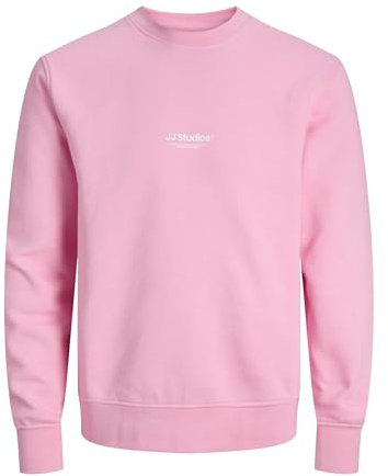 JACK & JONES Jjesoho Noos Sweat à col Rond pour Homme, Prism Rose., S