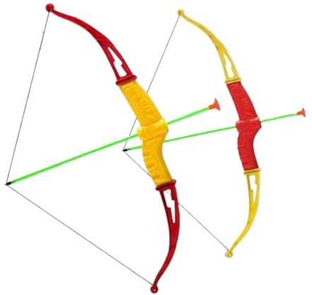 MIXEL Bow & Arrow Archery Set, Kids Archery Target Set, 3 Suction Cup Arrows, Outdoor Garden Game, Easy to Use, 3 Suction Cup Arrows, Birthday Gift For Children
