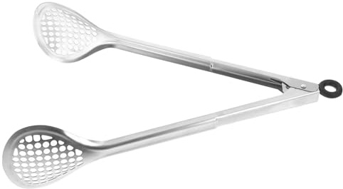 Didiseaon Stainless Steel Food Serving Tongs 12 Inch Kitchen Clip for Bread Steak Barbecue Grilling and Baking Home Use