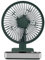 Tking 3600mAh Portable Desktop USB Fan, 4-Speed Wind Speed Adjustment Can Shake the Head Compact Oscillating Design,Versatile Desk Fan for Home, Office,Travel (Green)