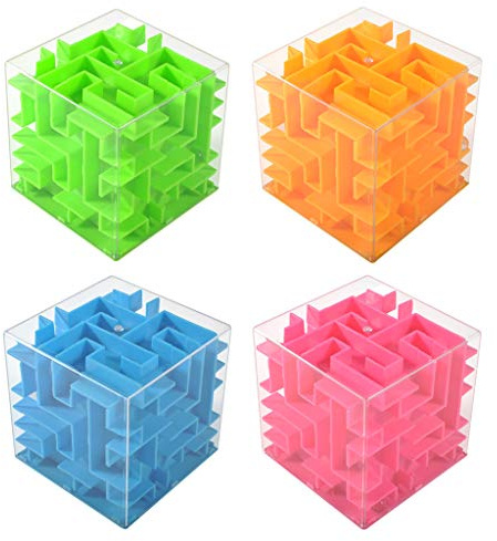 4 Pack Money Maze Puzzle Box Money Holder Puzzle Money Puzzle Boxes For Kids And Adults Birthday Christmas