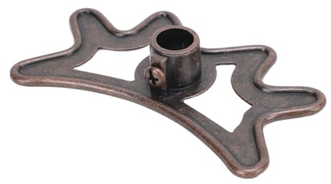 ERYUE Tête de Pont de Queue Billard en Acier Inoxydable qualité Supérieure, Tête Pont à Enfiler pour la Maison, Le Club, la Fête, Repos Queue Billard, Couleur Bronze
