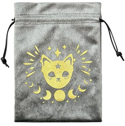 Genérico para Dados,Saco Suave Vintage para Runas | Saco de Terciopelo con Cordón para Dados | para Joyería, Juegos, Fichas, Objetos, Regalos, Recompensas, Tarot, Mujeres, Hombres,