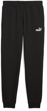 PUMA ESS No. 1 Logo Sweatpants FL cl, Pantalones de Punto Hombre, PUMA Black,