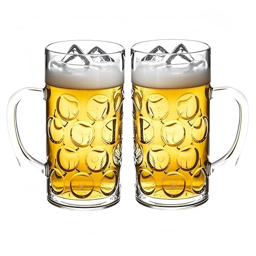 Komost Boccale da birra con manico da 40 once