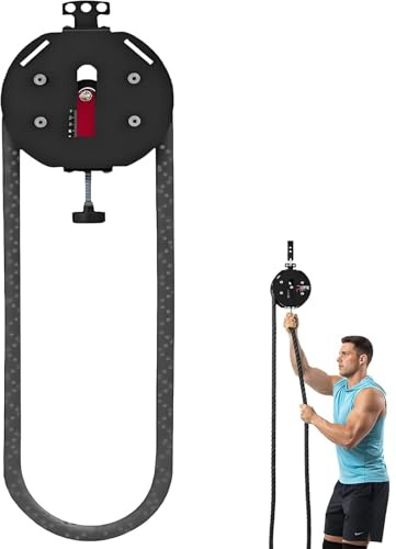 Entrenador De Cuerda Infinita, Entrenamiento De Fitness Con Cuerda De Tracción For Entrenam, Máquina De Poleas De Resistencia Ajustable, La Espalda y El Tronco，Mejora La Flexibilidad, La Coordinació