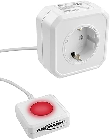 ANSMANN Adaptateur de Prise à économie d'énergie AES3.2, Prise de Courant commutable programmable pour PC, Ordinateur & Accessoires PC, Montage sans Effort