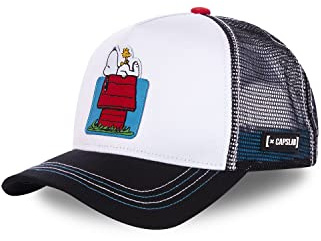 Casquette Snoopy Blanche et Bleue Adulte