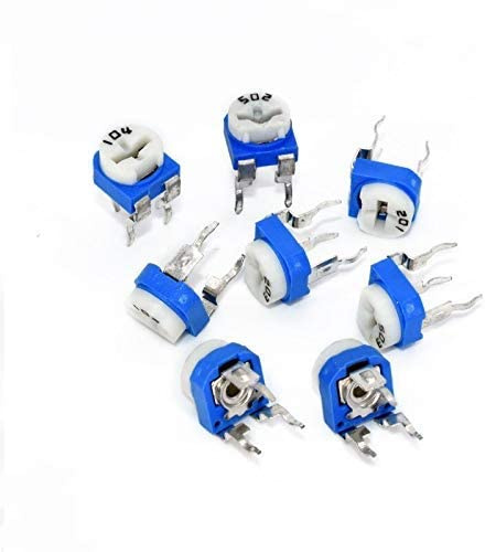 E-Projects - Potentiomètre à résistance variable 15 K, potentiomètre de réglage supérieur (lot de 25)