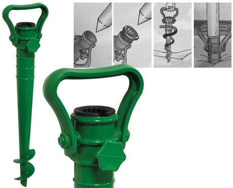 Briconess.com Puntale Regolabile per ombrelloni da Spiaggia a palo Centrale 42 cm